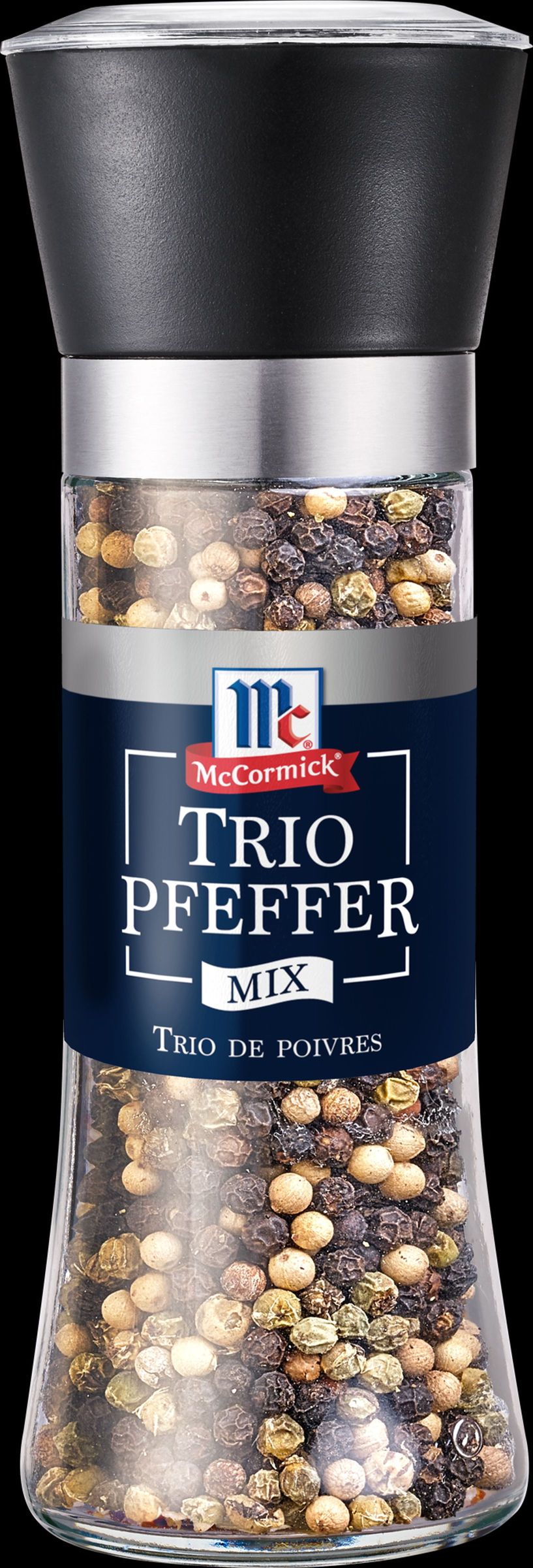 Premium Grind Trio Pepper Mix 90g This strong pepper mixture is a real Allrounder in the kitchen and universally applicable.