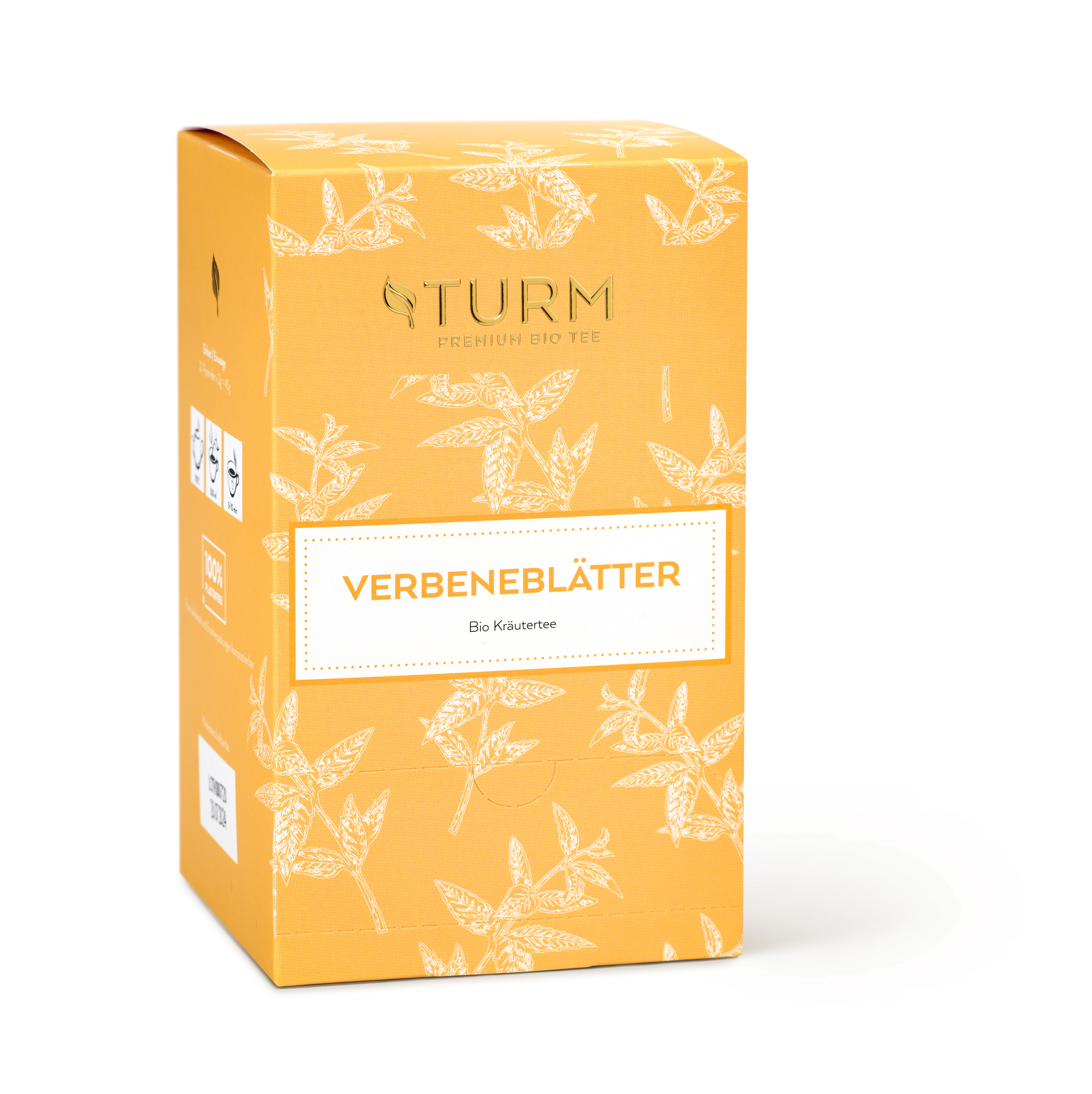 Bio Verbeneblätter Kräutertee 20er Verbene oder auch Eisenkraut genannt, hat eine natürliche Zitrus-Note. Das besonders in Deutschland, Österreich, Schweiz und Frankreich beliebte Kraut hat bereits seit der Antike seine Liebhaber gefunden. So wurde es bereits in Ägypten zum Reinigen von Altären verwendet und fand im antiken Rom zur Ehrung Jupiters Platz. Bis heute gelingt es dieser Pflanze weiterhin einen hohen Beliebtheitsgrad zu erreichen und findet häufig in den Abendstunden als koffeinfreie, alternative glückliche Verbene-Tri